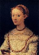 Portrait of Elena Gaddi Quartesi, Maso da San Friano